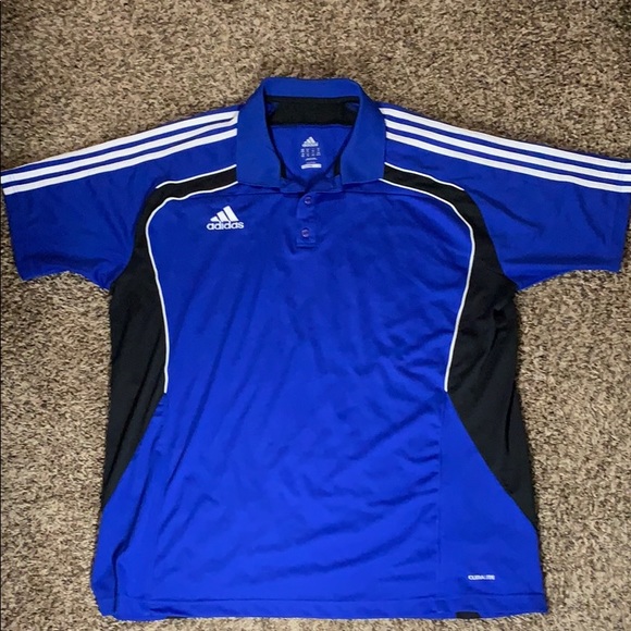 royal blue adidas shirt